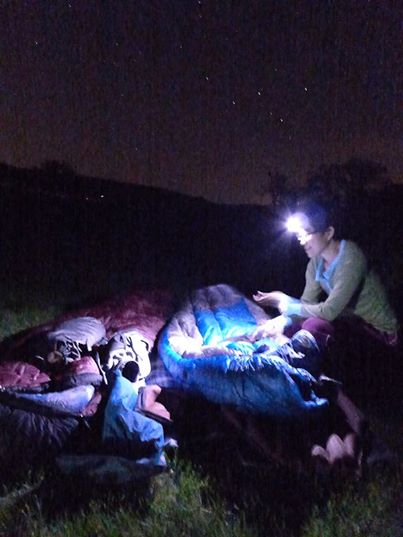 Sleeping under the stars